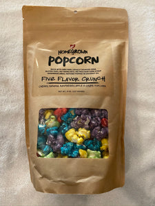 Homegrown Gourmet Five Flavor Crunch Popcorn 8oz.