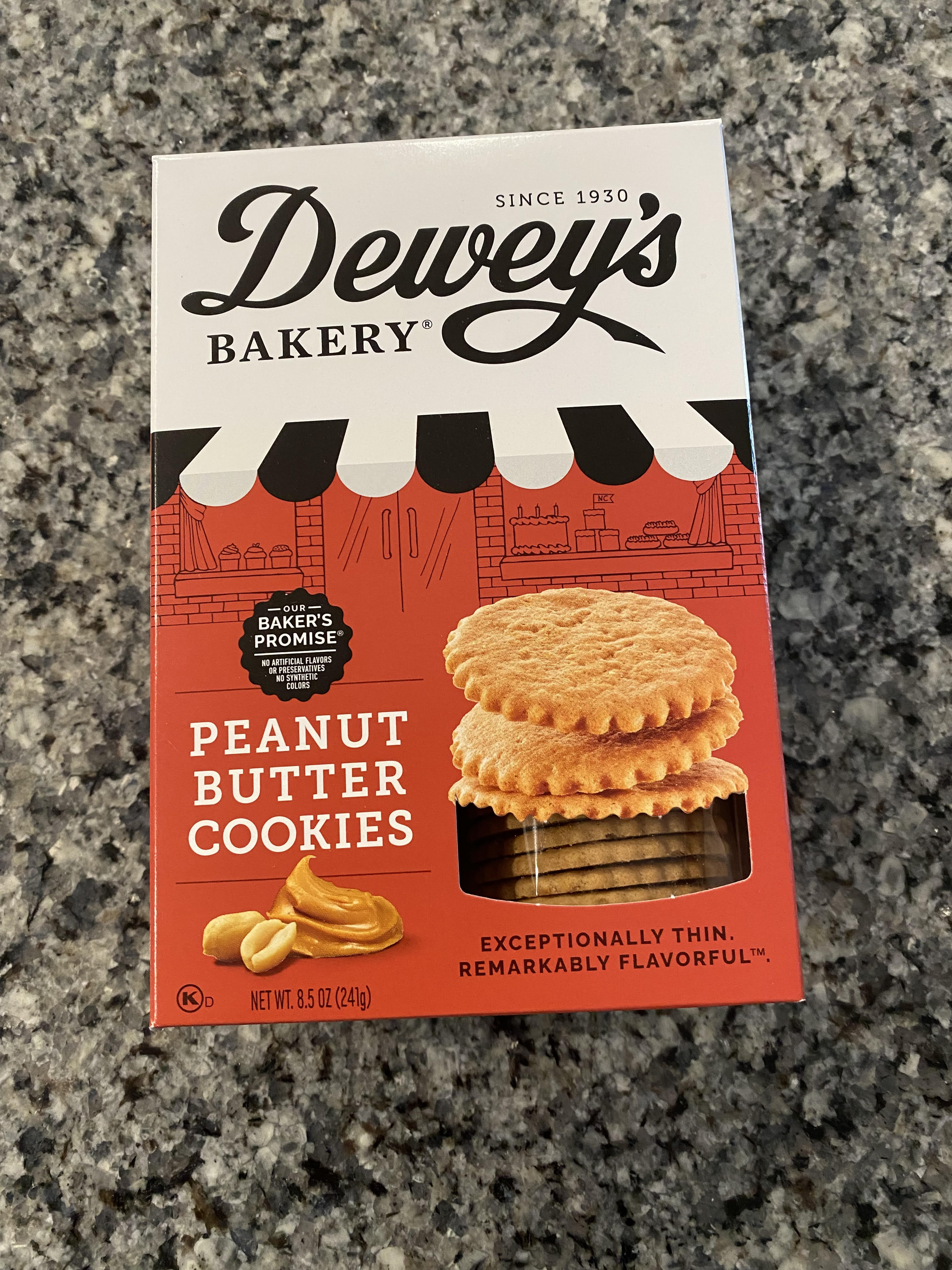 Dewey's Peanut Butter Cookie Thins