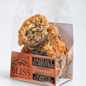 Bliss Gourmet Baked Goods Inc Hazelnut Florentines Cookies 6 oz bag