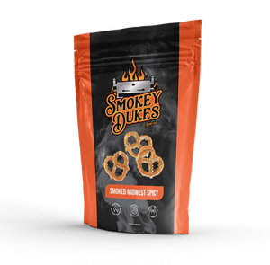 Smokey Duke Smoked Midwest Spicy Pretzels 4.5 oz bag