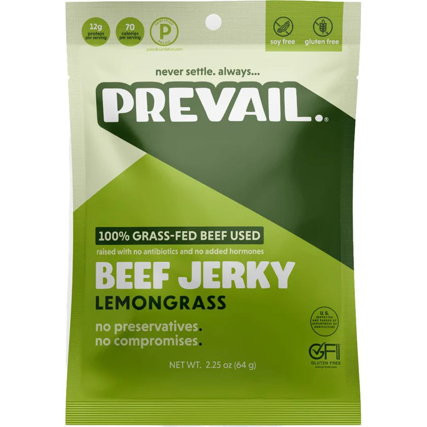 Previal  Lemongrass Beef Jerky 2.25 Ounce Bag