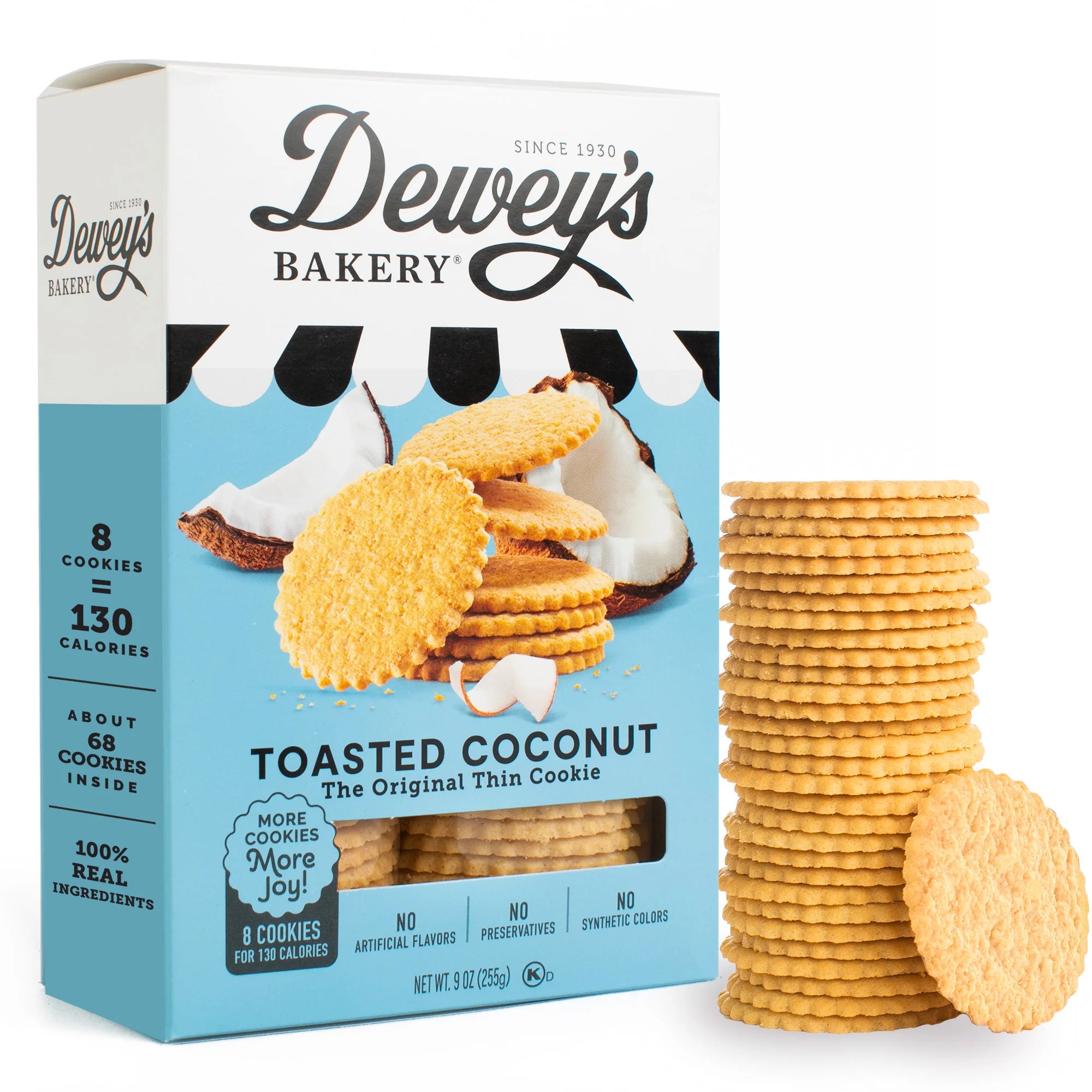 Dewey's Moravian Style Toasted Coconut Cookie Thins