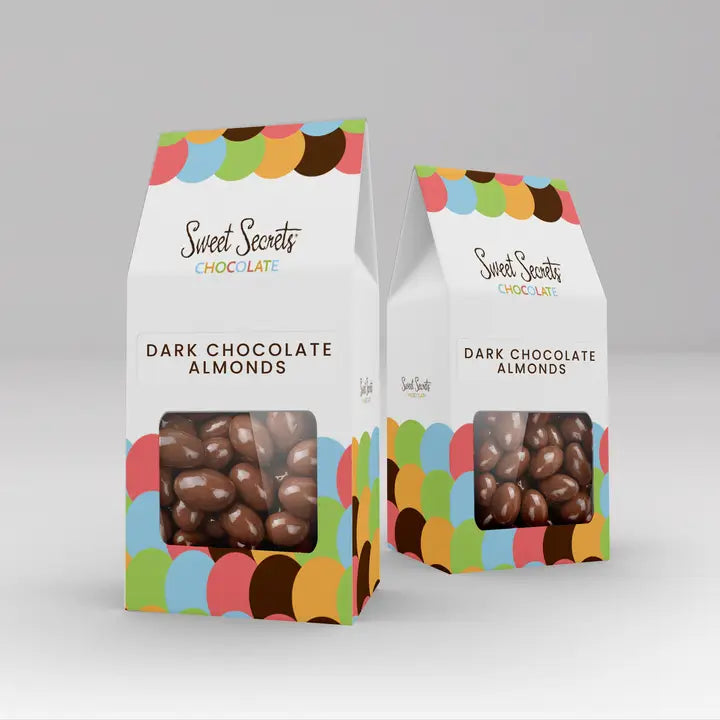 Sweets Secrets Dark Chocolate Almonds  2.5 oz