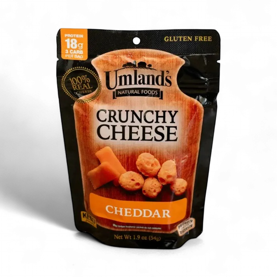 Umland's Crunchy Cheese - 1.9 oz * Resealable Bag (Cheddar) *