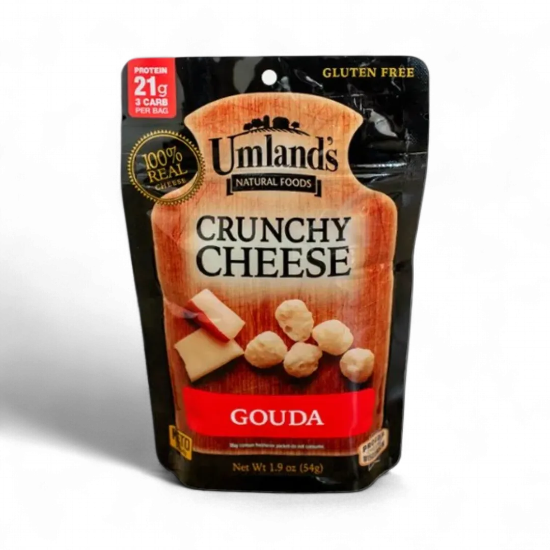 Umland's Crunchy Cheese - 1.9 oz  * Resealable Bag (Gouda) *