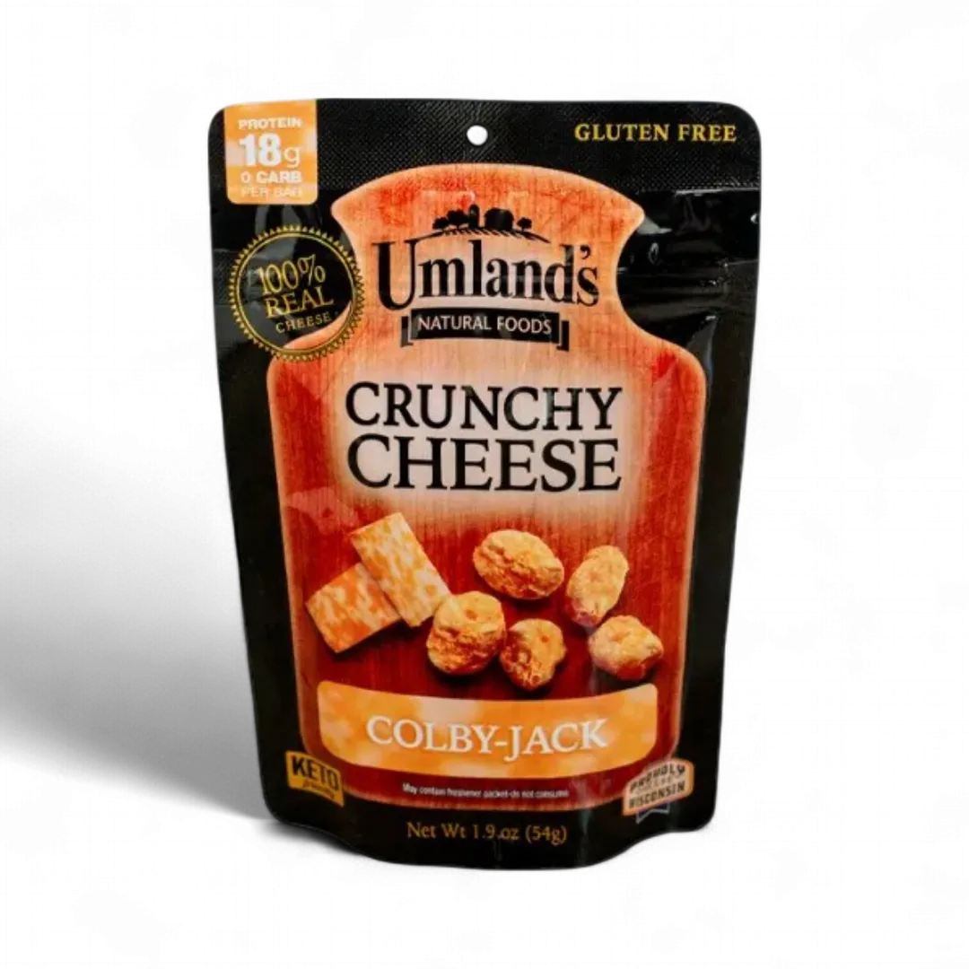 Umland's Crunchy Cheese - 1.9 oz *  Resealable Bag (Colby Jack) *