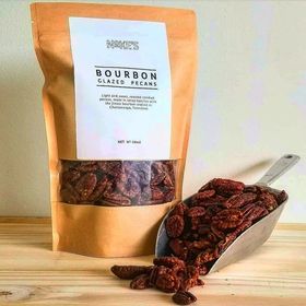 Noke's  Bourbon Glazed Pecans 10 Ounce Bag