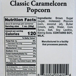 Homegrown Gourmet Classic Caramel Corn Popcorn 8oz.