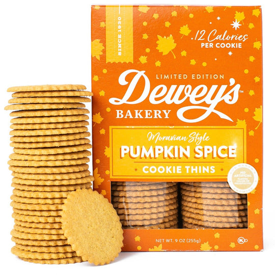 Dewey's Bakery Dewey's Bakery Moravian Style Seasonal Pumpkin Spice Cookie Crisp 9oz.