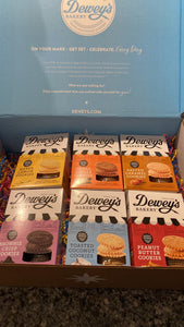 Dewey's Bakery Moravian Cookie Thin Gift Box all 6 in one gift box.