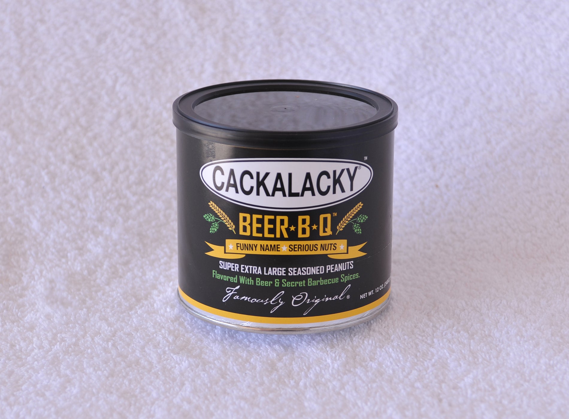Cackalacky Beer BBQ Nuts 12oz.