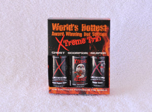 Elijah's Extreme World's Hottest Sauce 3 pack Gift Set