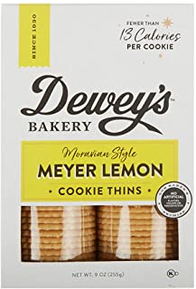Dewey's Moravian Style Meyer Lemon Cookie Thins 9 oz.