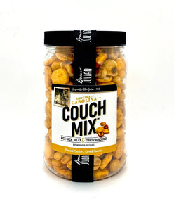 Bruce & Julian Couch Mix Roasted Crackers, Corn & Peanuts 10 ounce jar