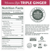 Dewey's Bakery  Moravian Style Triple Ginger Cookie Thins 9oz.